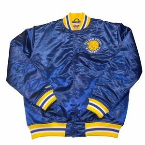 Golden state warriors Mitchell & Ness XL bomber jacket